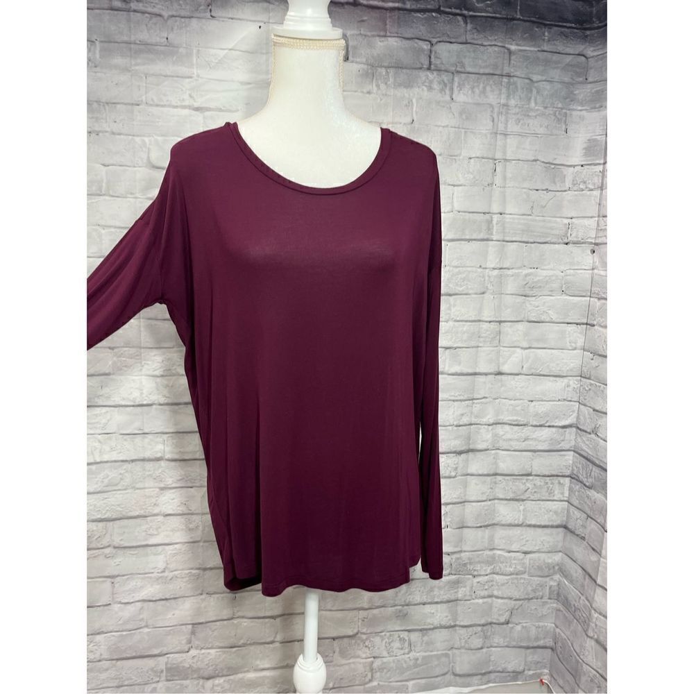 VS PINK Soft Modal Strappy Back Long Sleeve Top